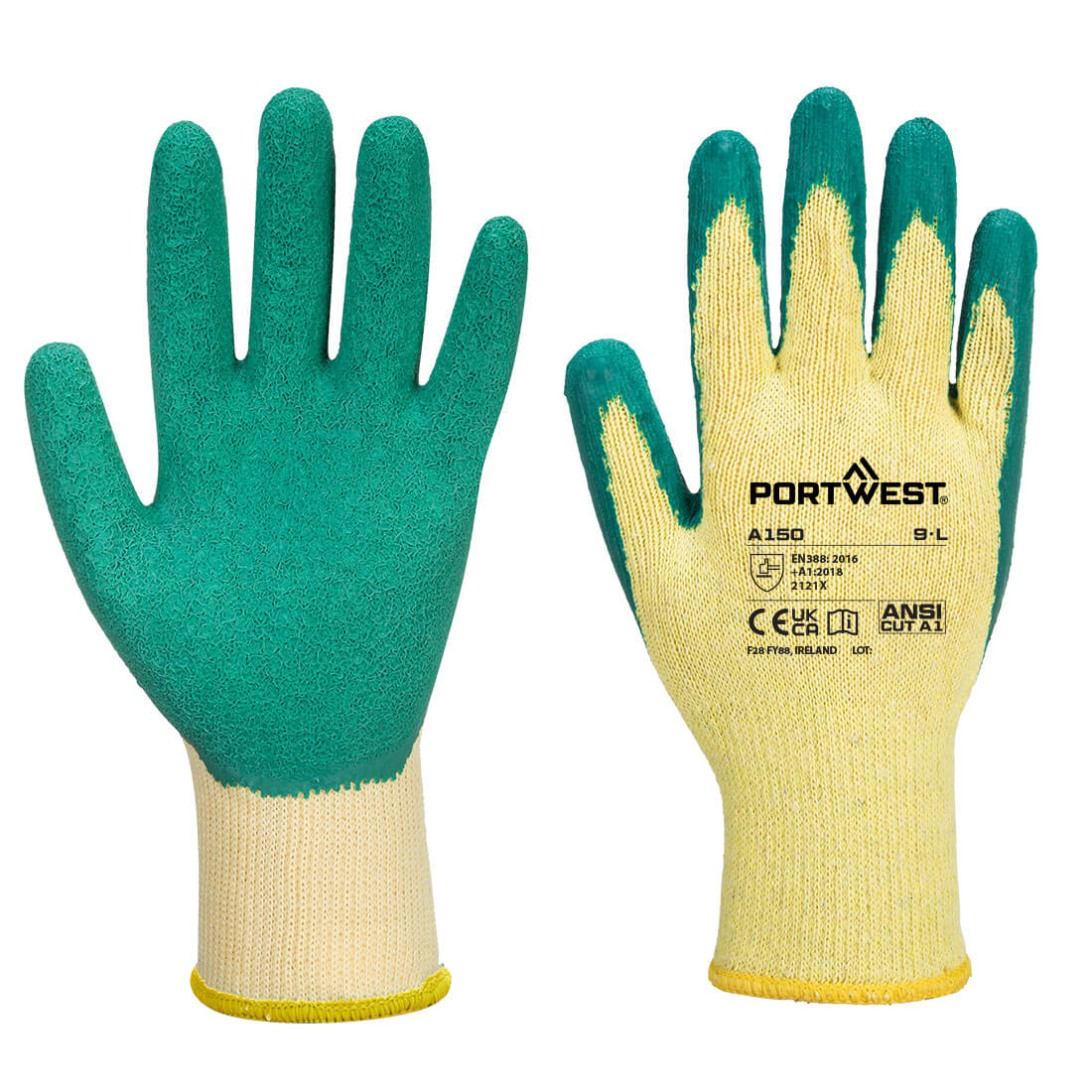 Mănuși Portwest Classic Grip, din latex (A150)