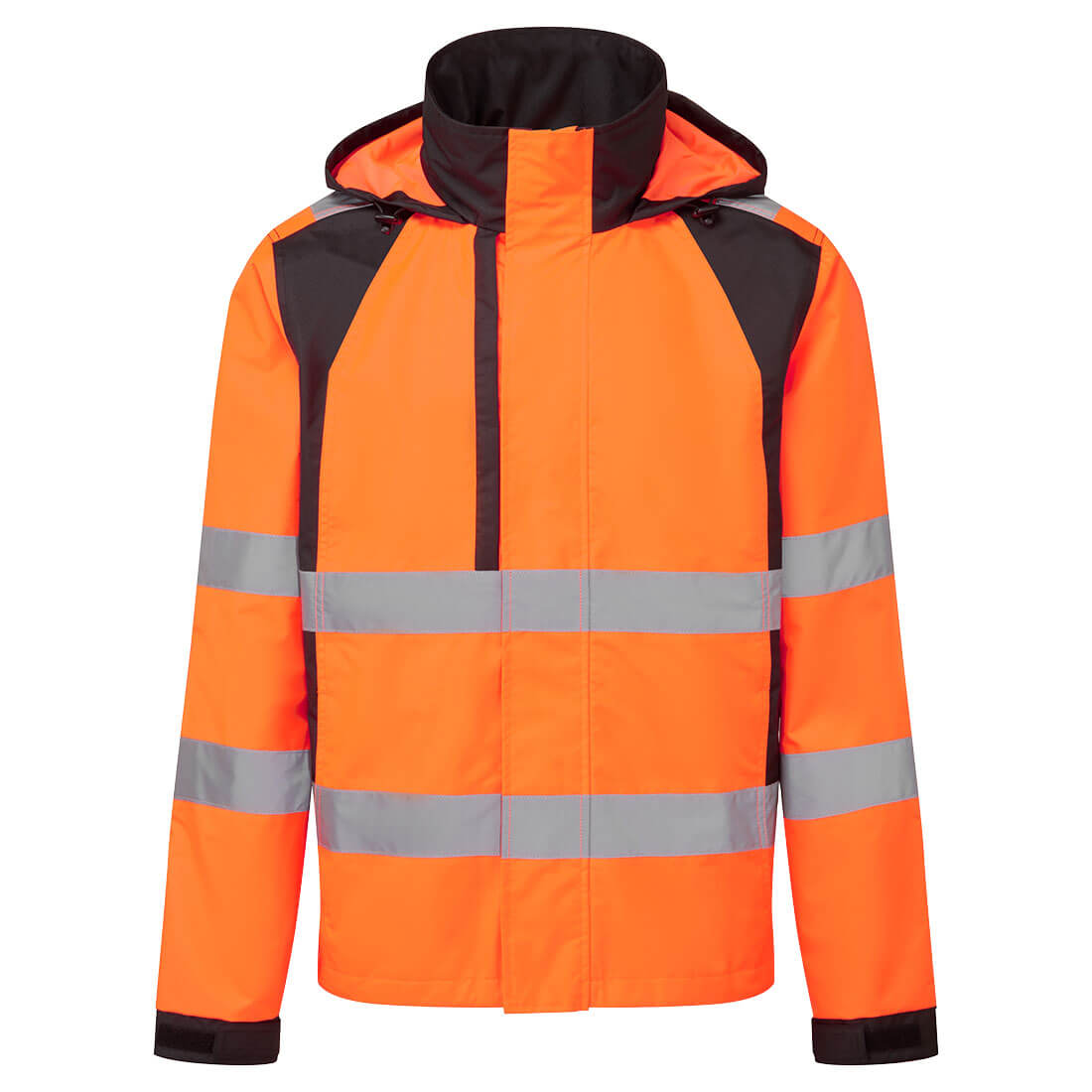 Geacă de ploaie cu vizibilitate ridicată Portwest WX2 Eco, clasa 2 (CD860)