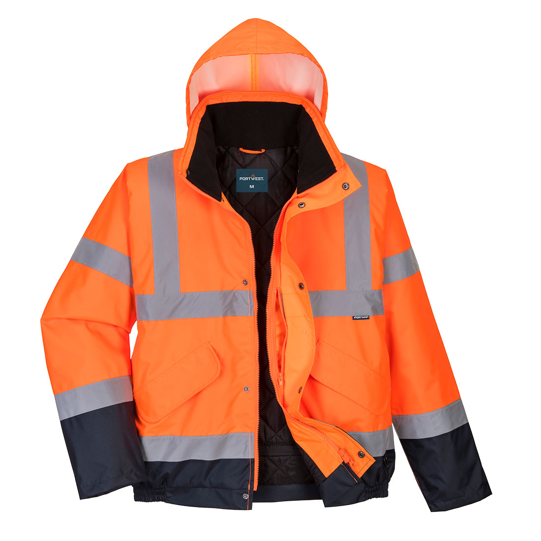 Jachetă bomber reflectorizantă Portwest, bicoloră (S266)