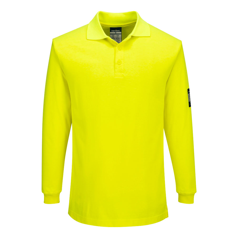 Tricou polo ignifug Portwest Modaflame Knit HVO, mânecă lungă (FR805)