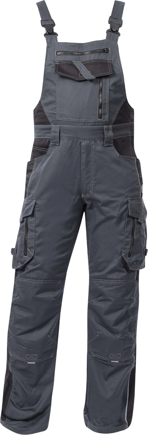 Pantaloni cu pieptar ARDON®VISION gri închis