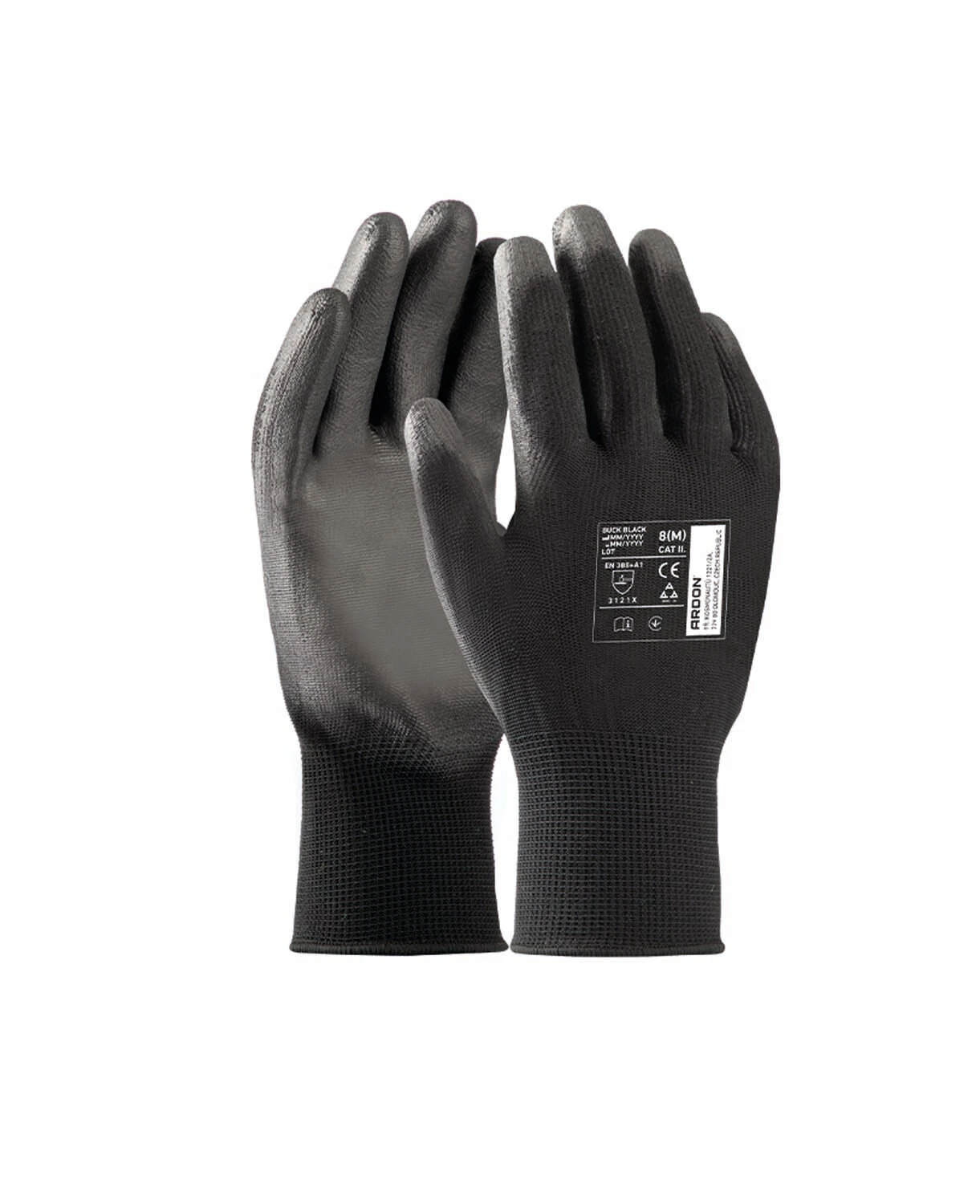 Mănuși imersate în poliuretan ARDON®BUCK BLACK 3121X