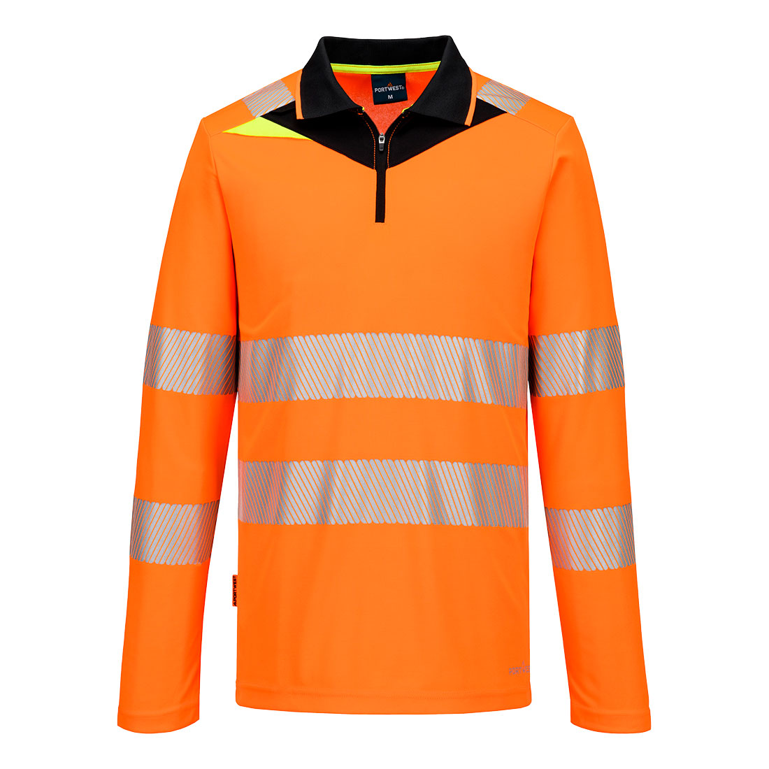 Tricou polo Portwest DX4 Hi-Vis, mânecă lungă (DX419)