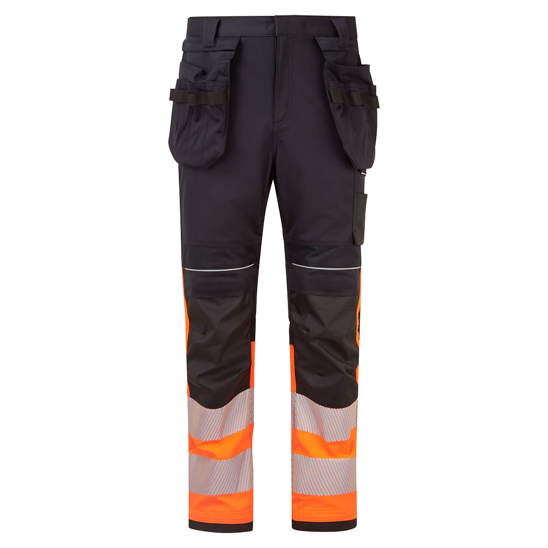 Pantaloni Holster Portwest PW3 Modaflame ignifugi, de vizibilitate ridicată clasa 1 (FR452)
