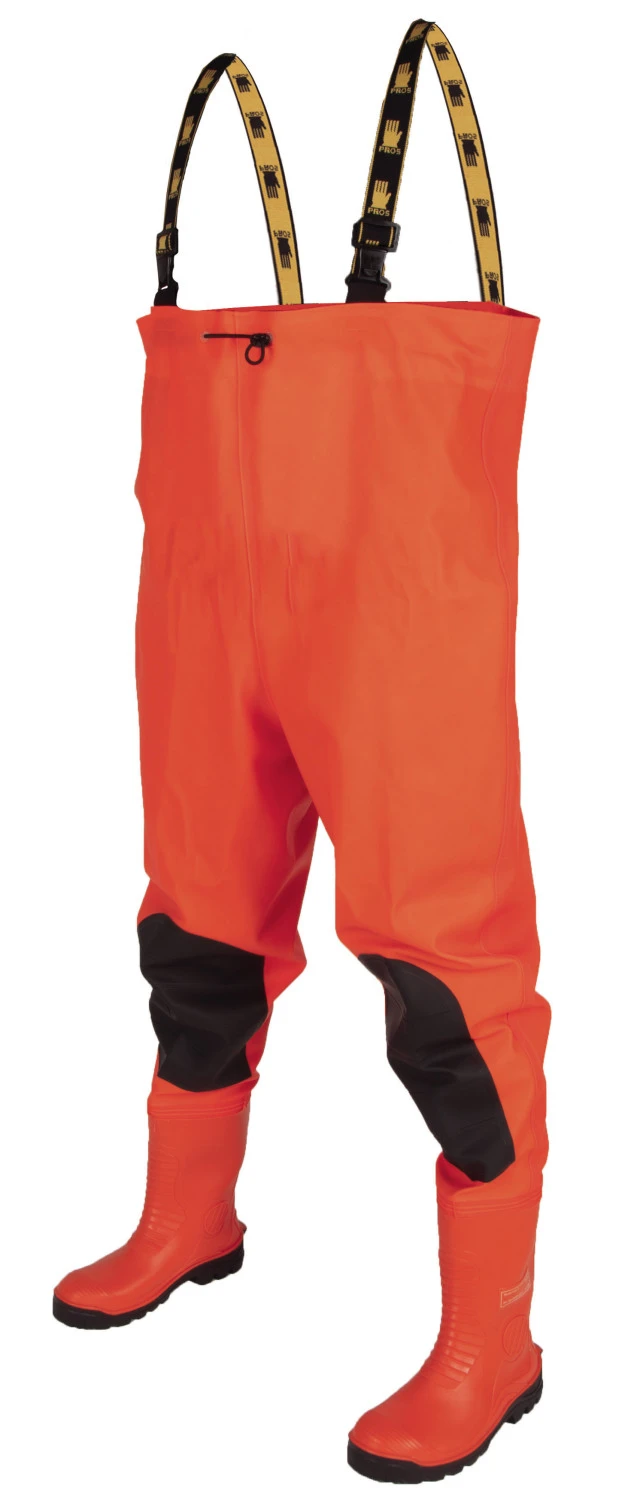 Cizme de protecție ARDON®CHEST WADERS Max S5 Fluo orange