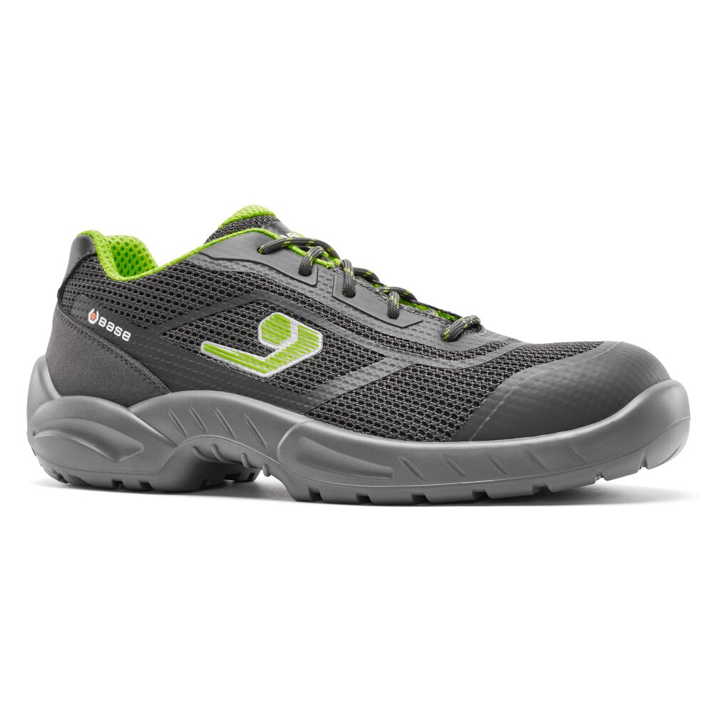 Pantofi de protecție Base Euston S1PS LG SC FO SR (B0134B)