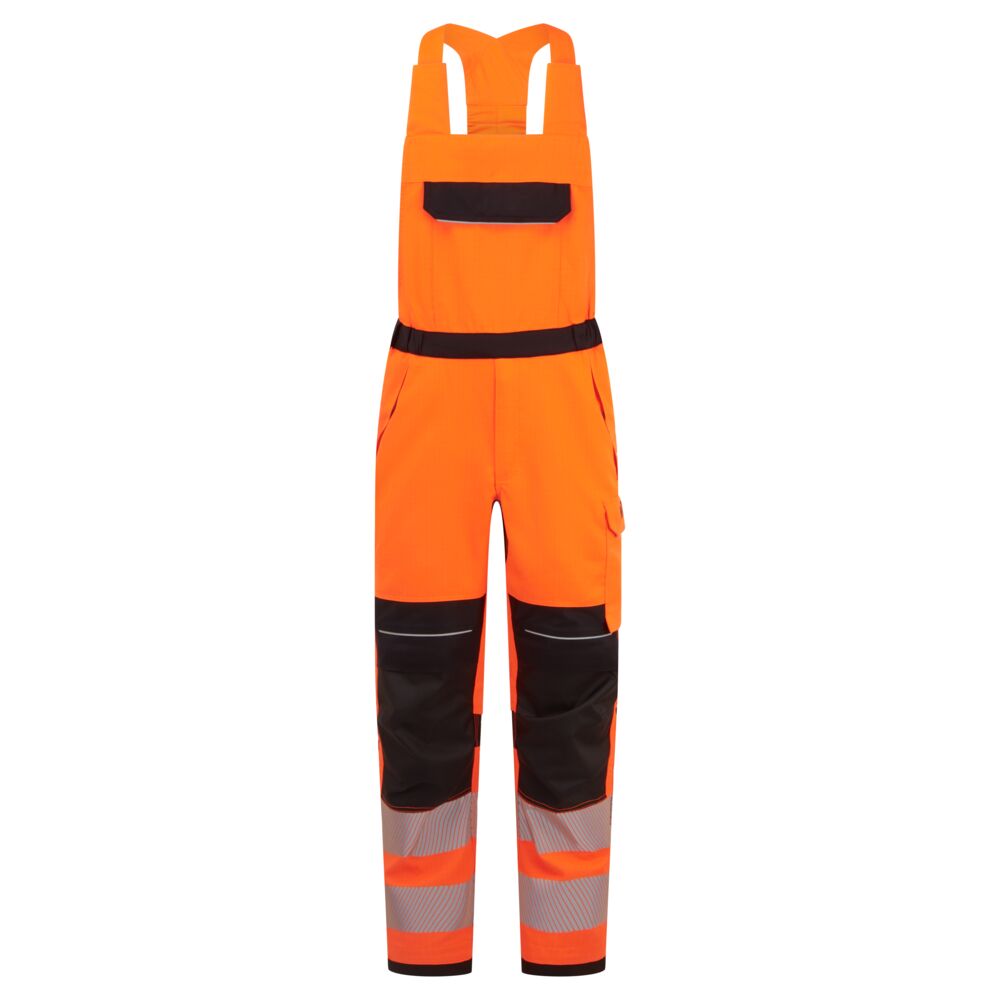 Salopetă cu bretele Portwest PW3 Modaflame ignifugă, de vizibilitate ridicată clasa 2 (FR453)