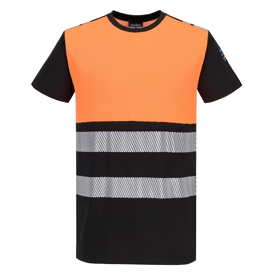 Tricou ignifug Portwest PW3 Modaflame Knit HVO Clasa 1, mânecă scurtă (FR776)