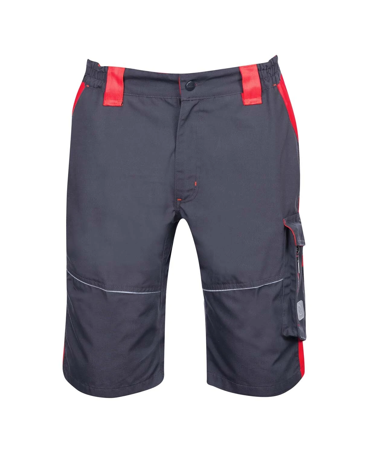 Pantaloni scurți de lucru ARDON®NEON, gri-roșu