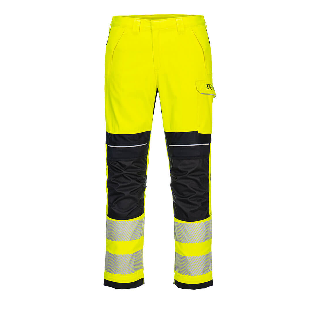 Pantaloni de lucru FR Portwest PW3 Modaflame Hi-Vis, Clasa 2 (FR406)