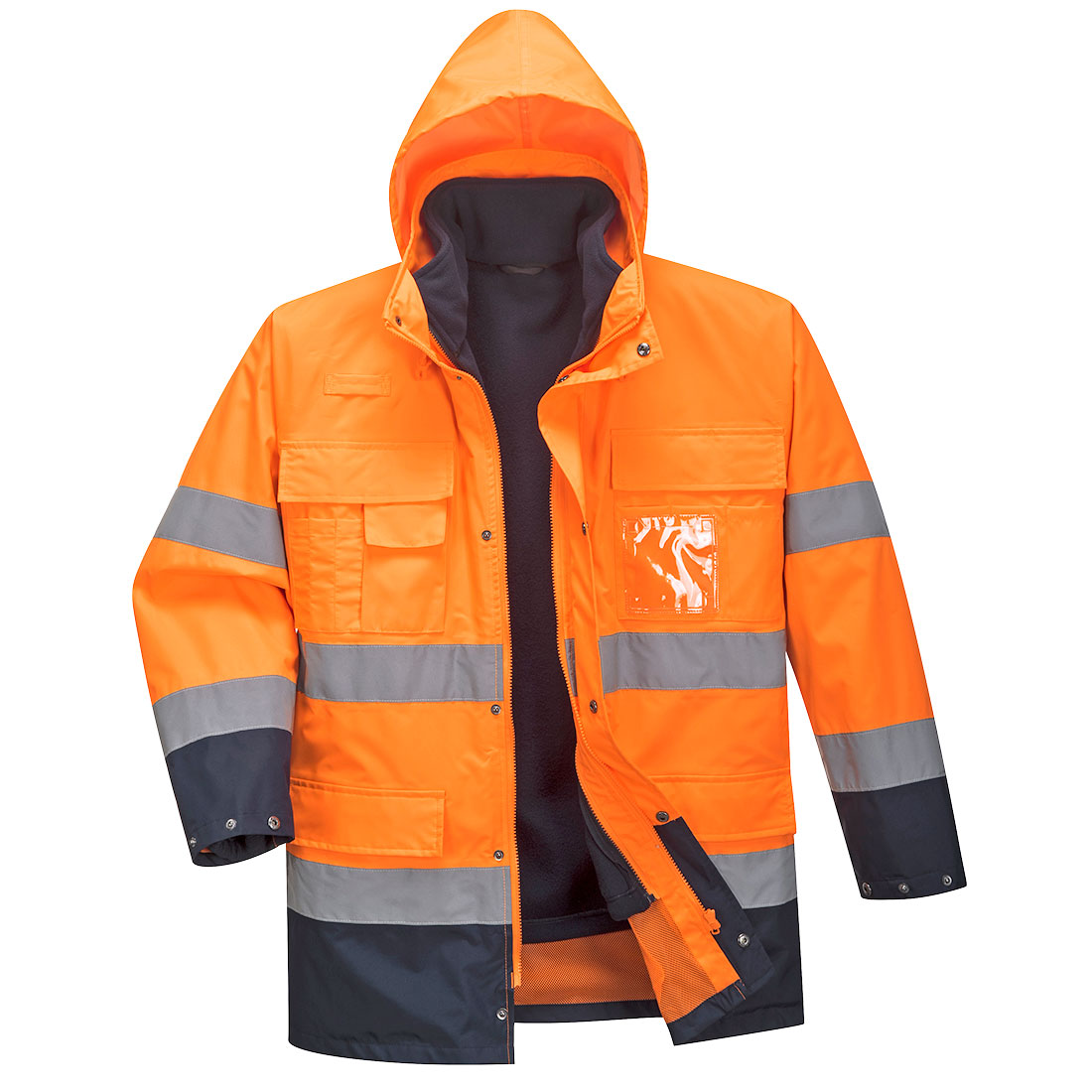 Jachetă Hi-Vis reflectorizantă Portwest 3 în 1, Lite (S162)