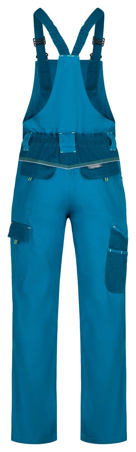 Pantaloni cu pieptar ARDON®COOL TREND scurtati albastru mediu
