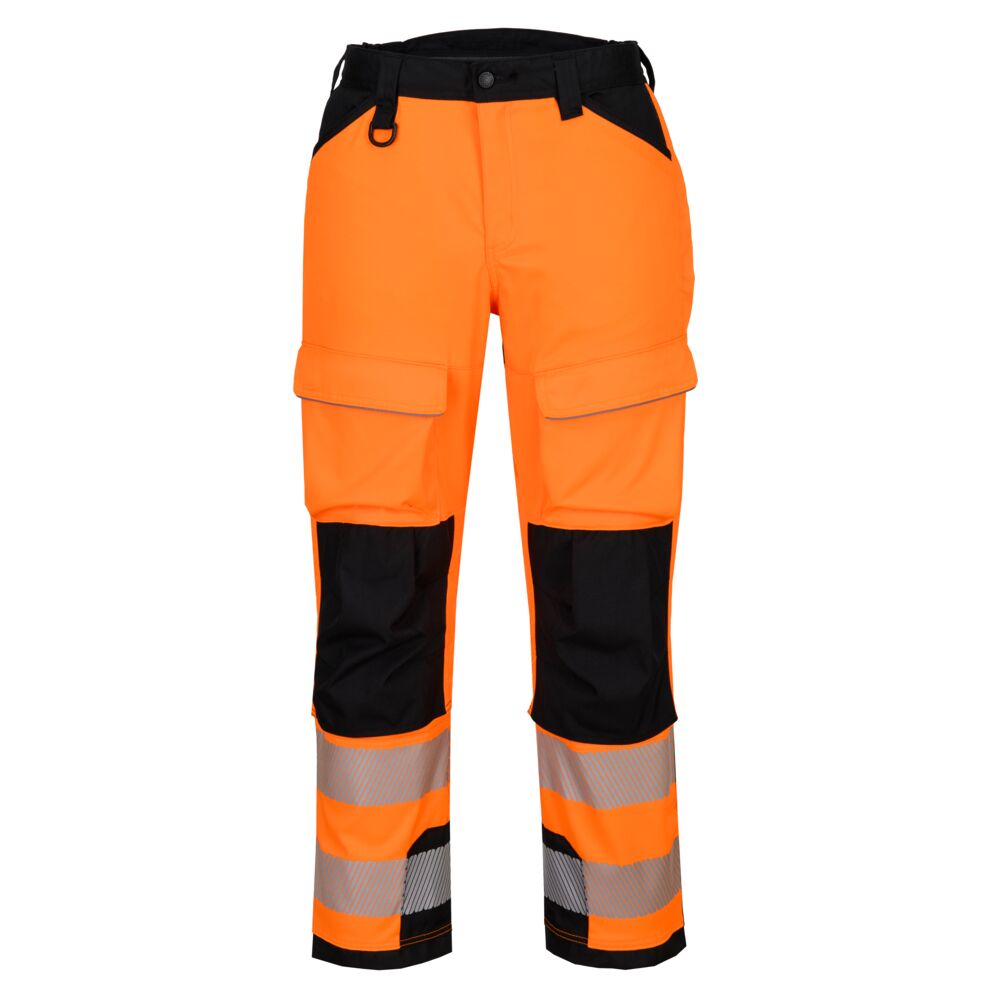 Pantaloni de lucru Portwest PW3, pentru ham, de înaltă vizibilitate (T142)