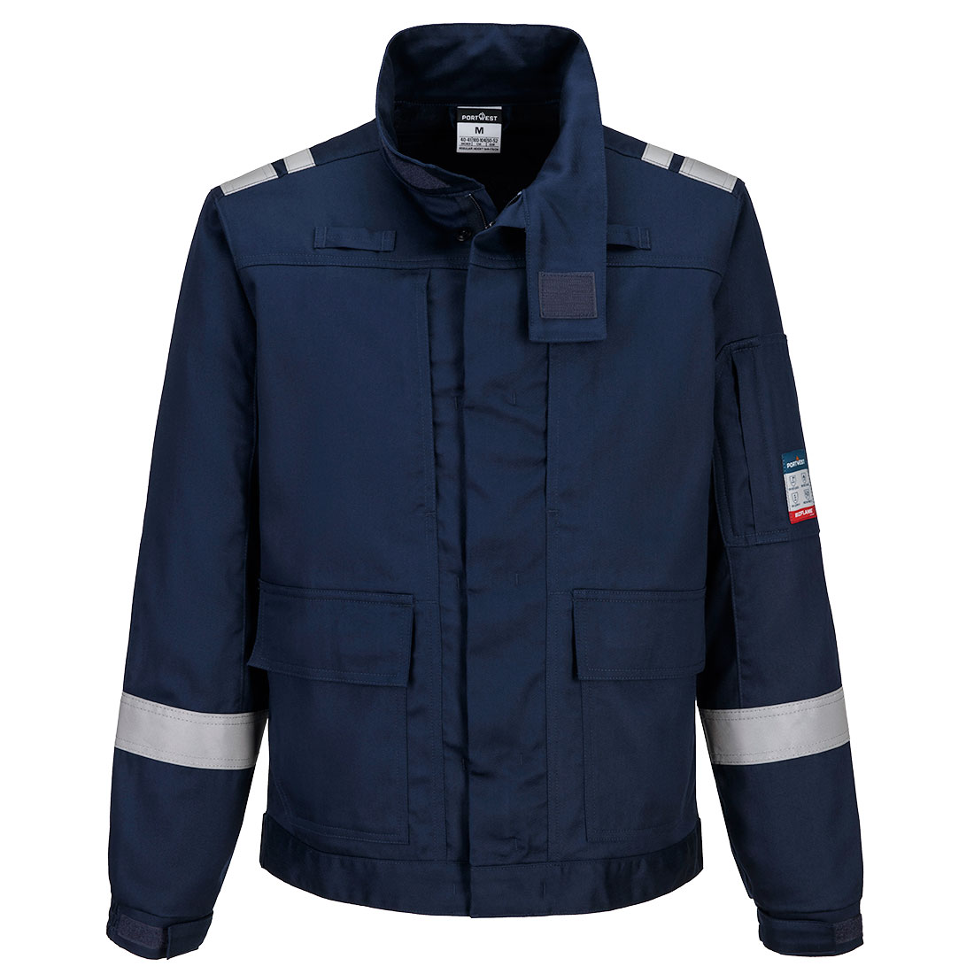 Jachetă de lucru ignifugă Portwest Bizflame Work, stretch, cu paneluri (FR601)