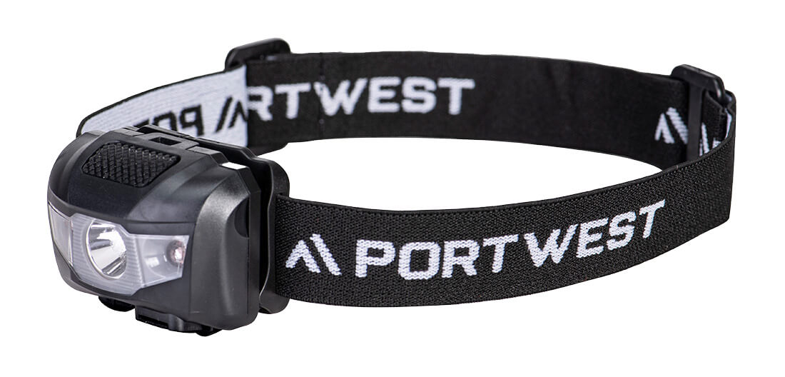 Lanternă frontală Portwest, reîncărcabilă USB (PA71)