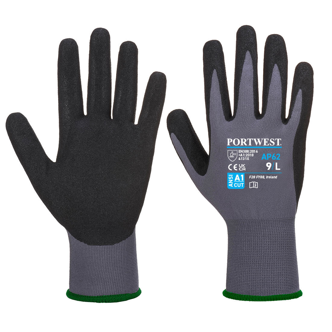 Mănuși de protecție Portwest Dermiflex Aqua, cu acoperire hidrofugă (AP62)