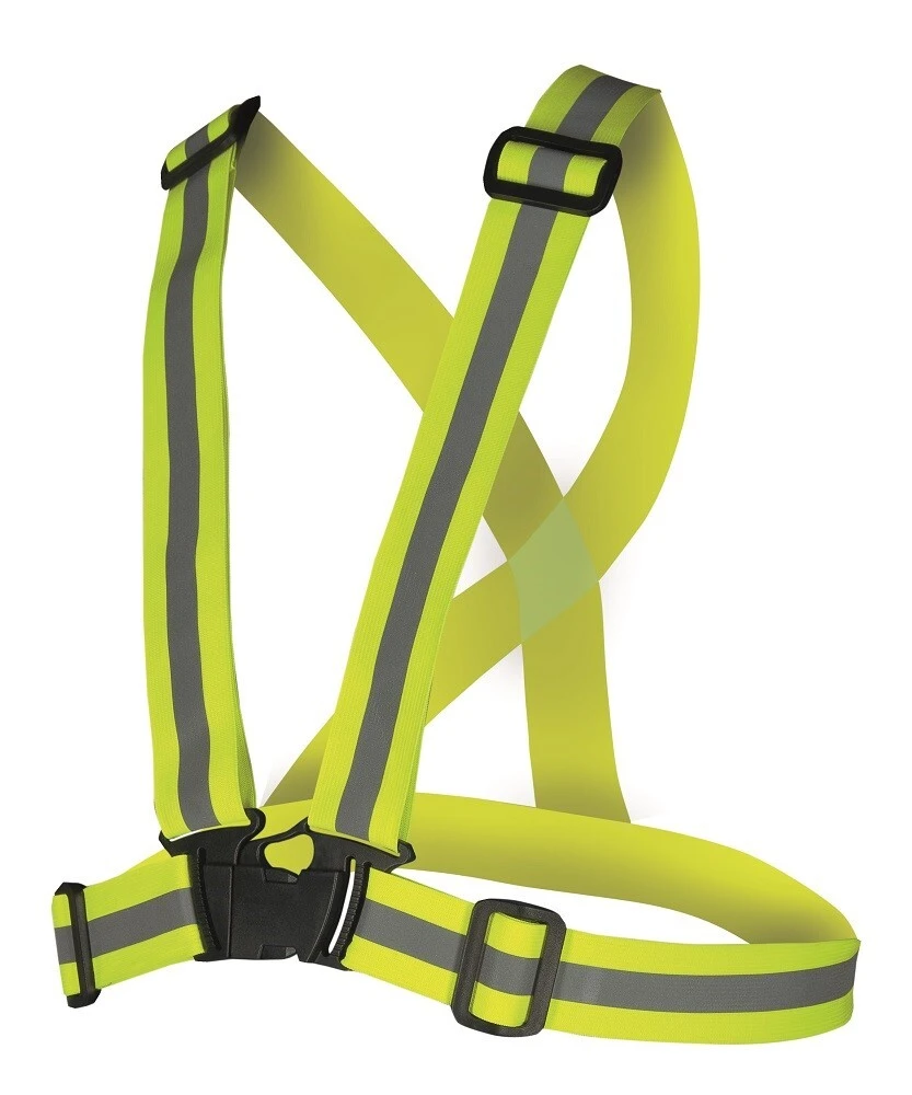 Bretele elastice reflectorizante (bandă 4 cm + bandă reflectorizantă 1,3 cm)