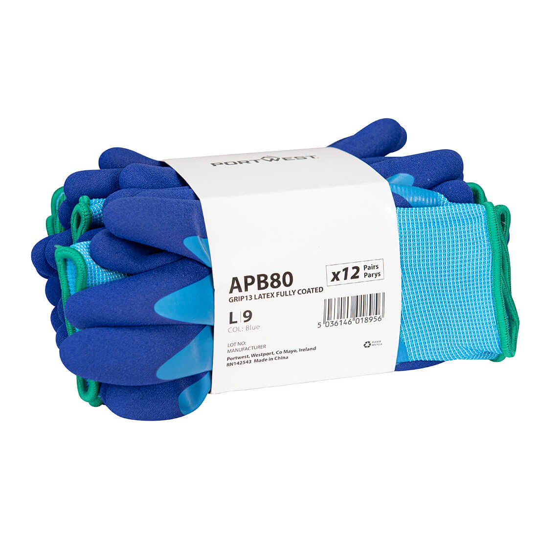 Mănuși Portwest Liquid Pro Essential Multipack, impermeabile la lichide (Pk12) (APB80)