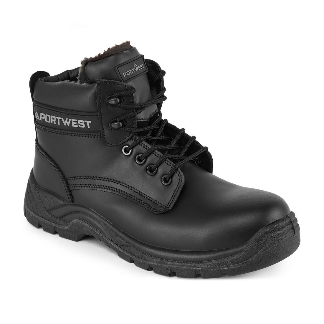 Bocanci de protecție de iarnă Portwest din piele S3S SR (FC12)
