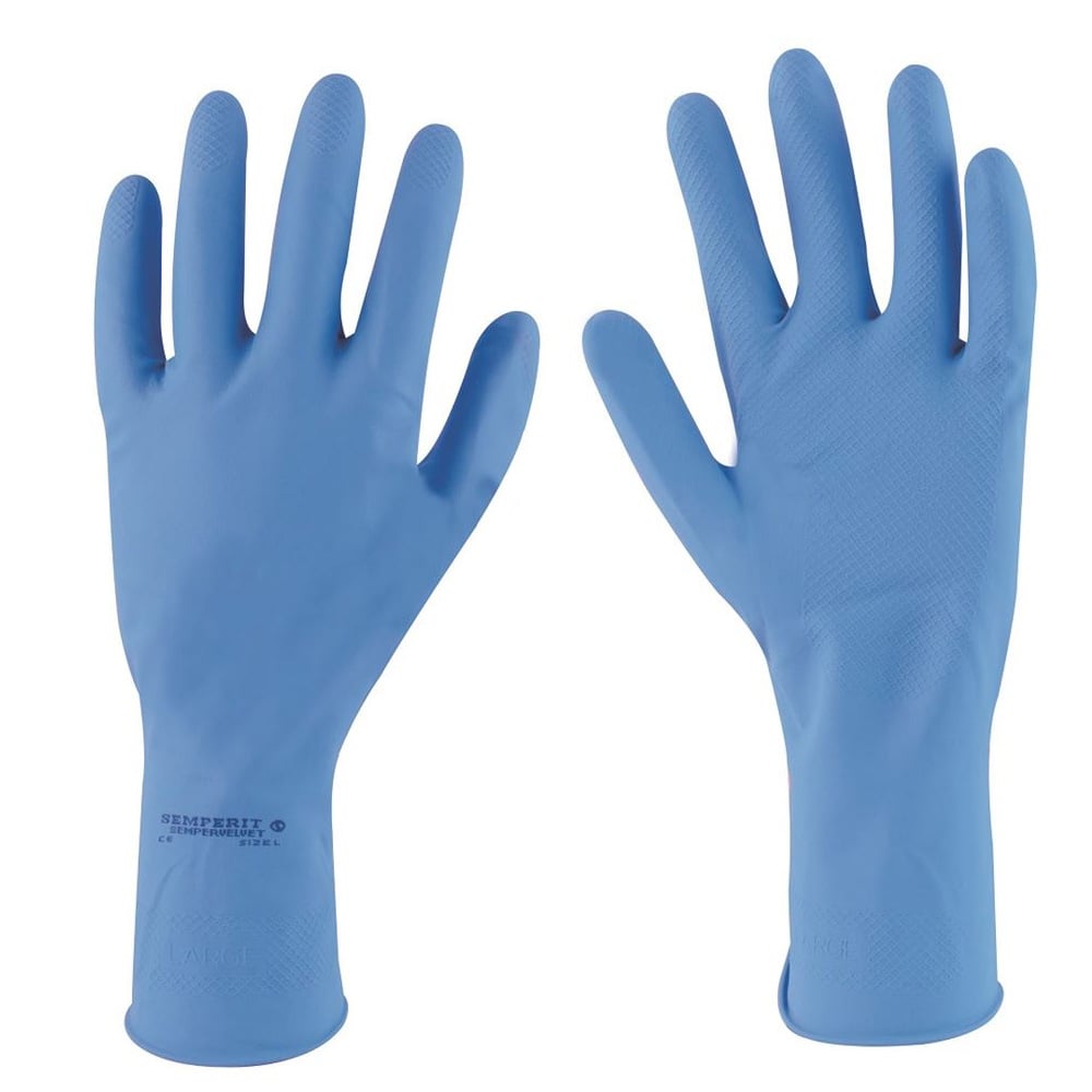 Manusi de protectie antichimice latex Sempervelvet - 0,45 MM/300MM 2100