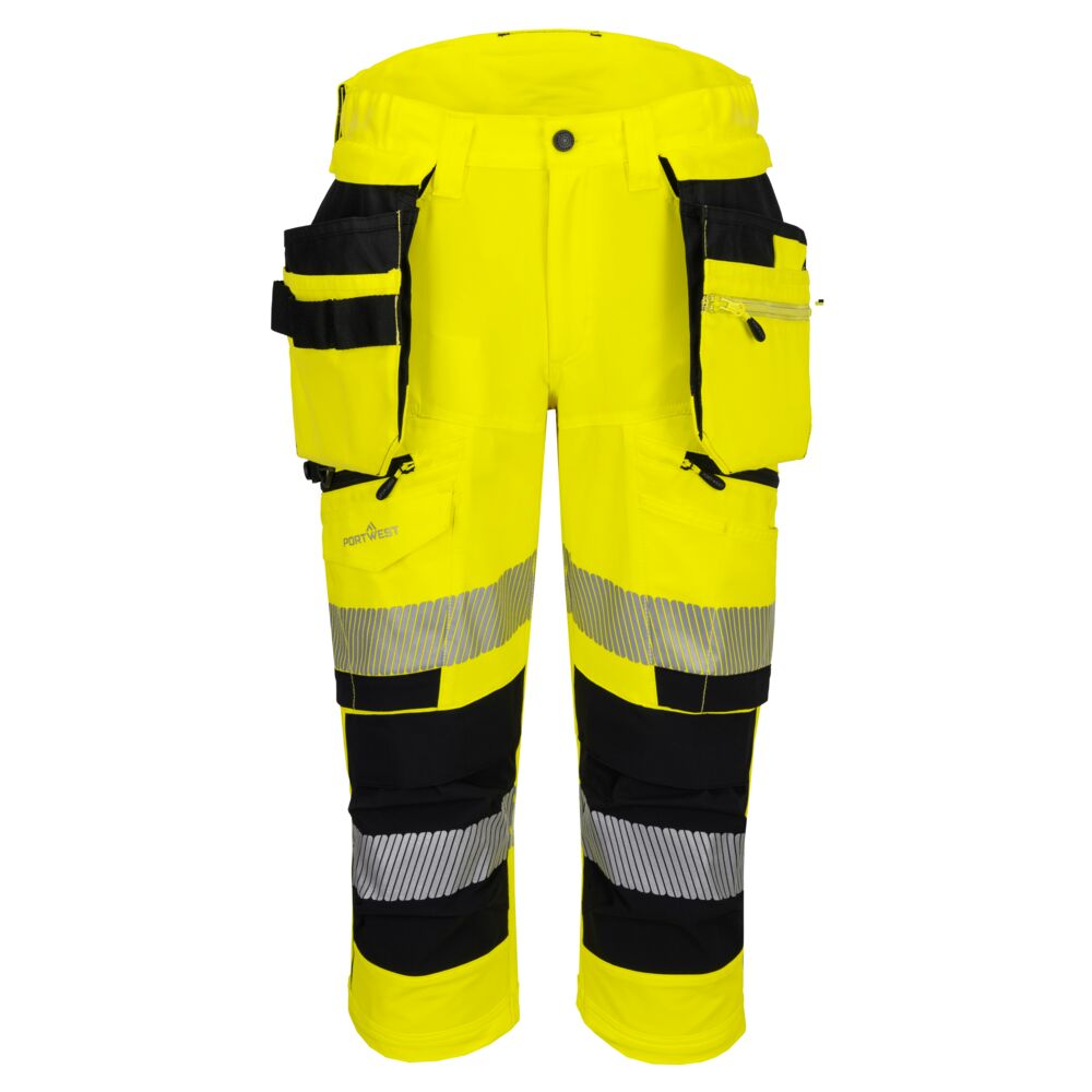 Pantaloni pirat reflectorizanți Portwest DX4 Hi-Vis (DX402)