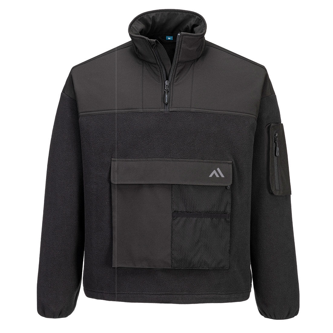 Hanorac Portwest PW3 Hi-Vis, fleece sport, cu fermoar 1/4 (KX378)