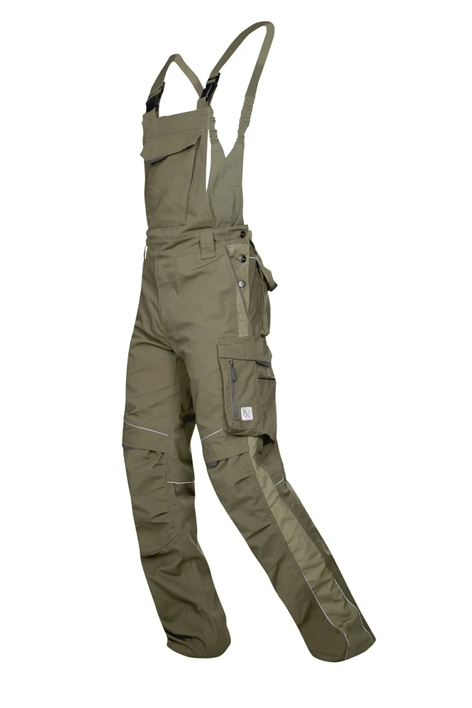 Pantaloni cu pieptar ARDON®URBAN+ lungiți kaki