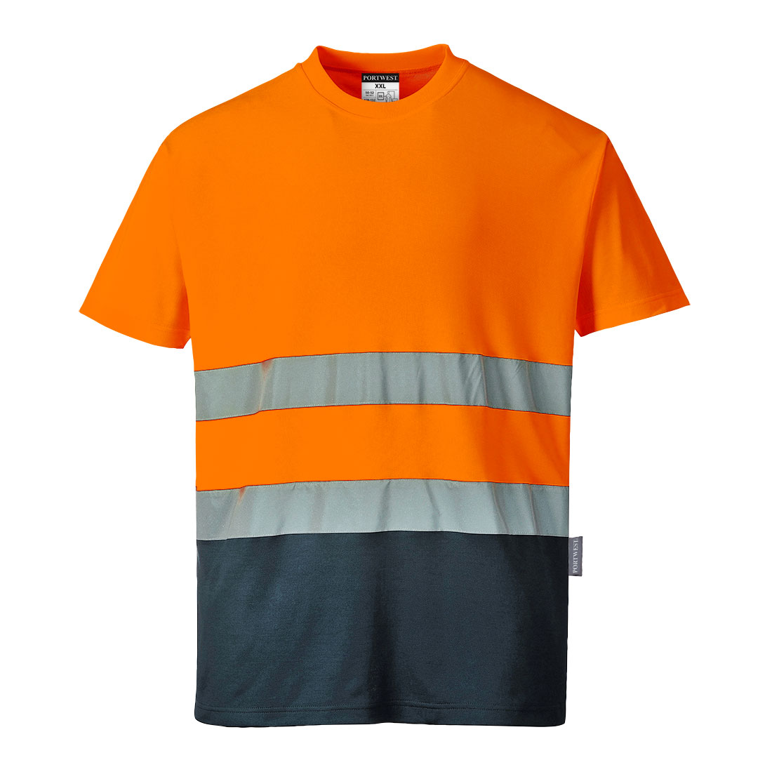 Tricou reflectorizant Portwest Cotton Comfort, bicolor (S173)