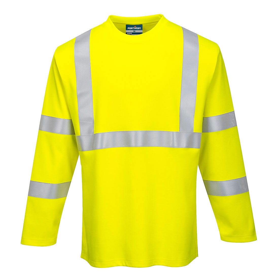 Tricou ignifug Portwest Modaflame Hi-Vis, mânecă lungă (FR96)