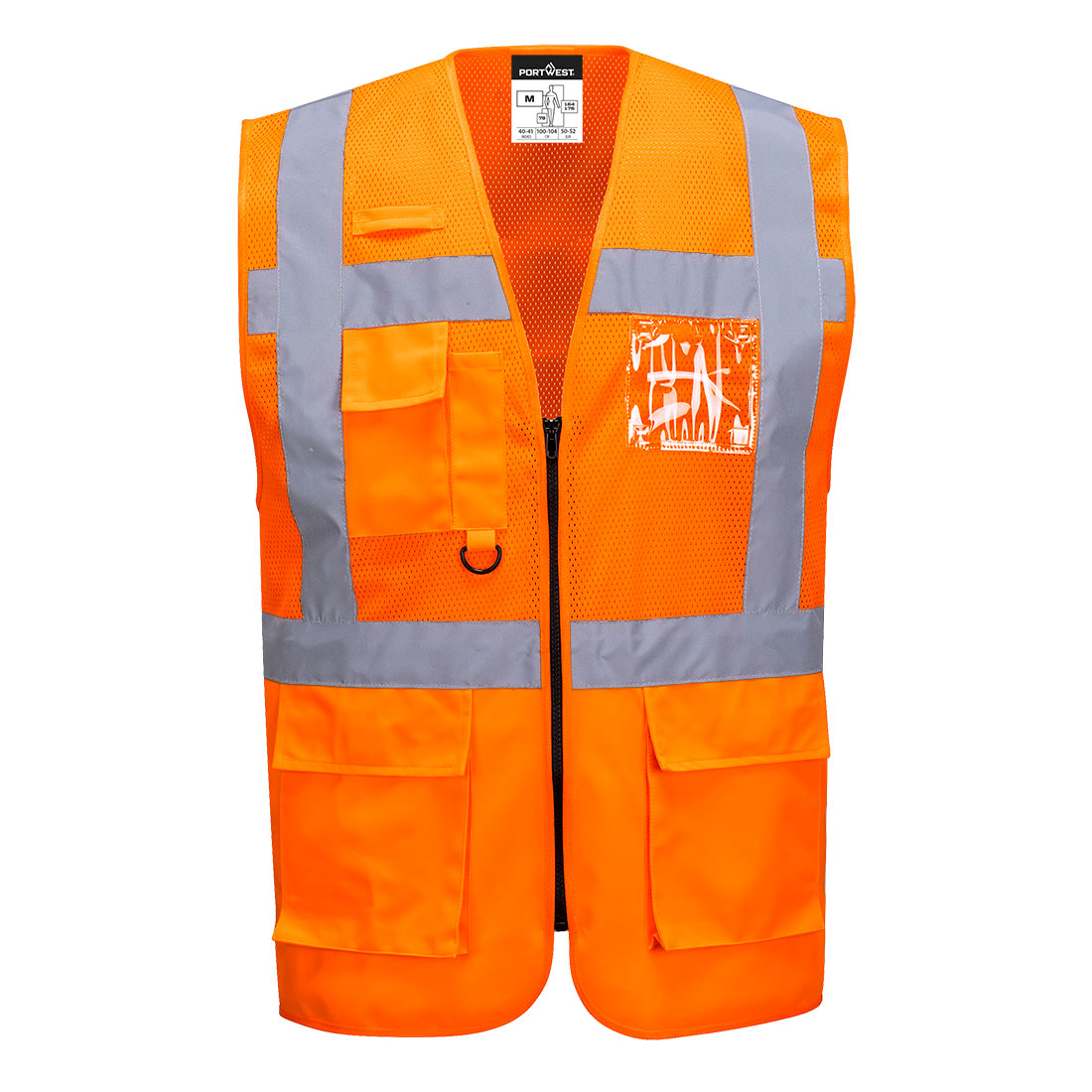 Vestă Madrid Executive Mesh Portwest EN ISO 20471 Clasa 1 (C496)