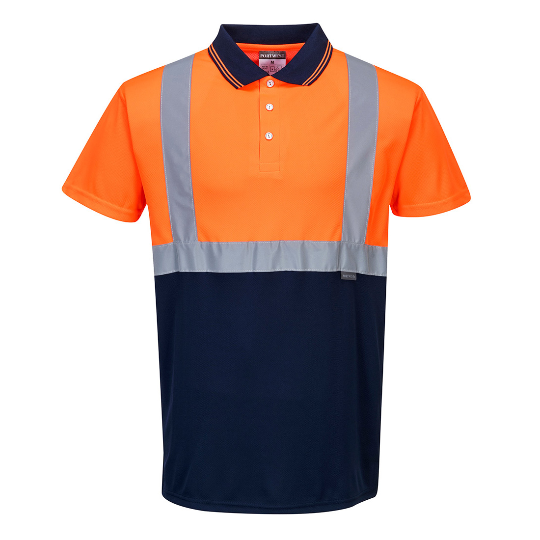 Tricou polo reflectorizant Portwest, bicolor (S479)