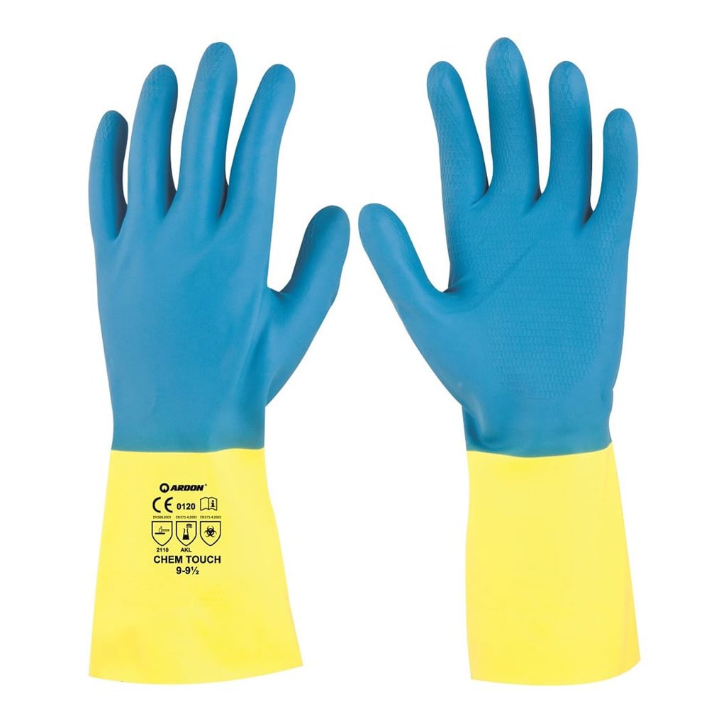 Manusi de protectie antichimice latex/neopren Chem Touch - 0,7MM/300MM 2110X AKL