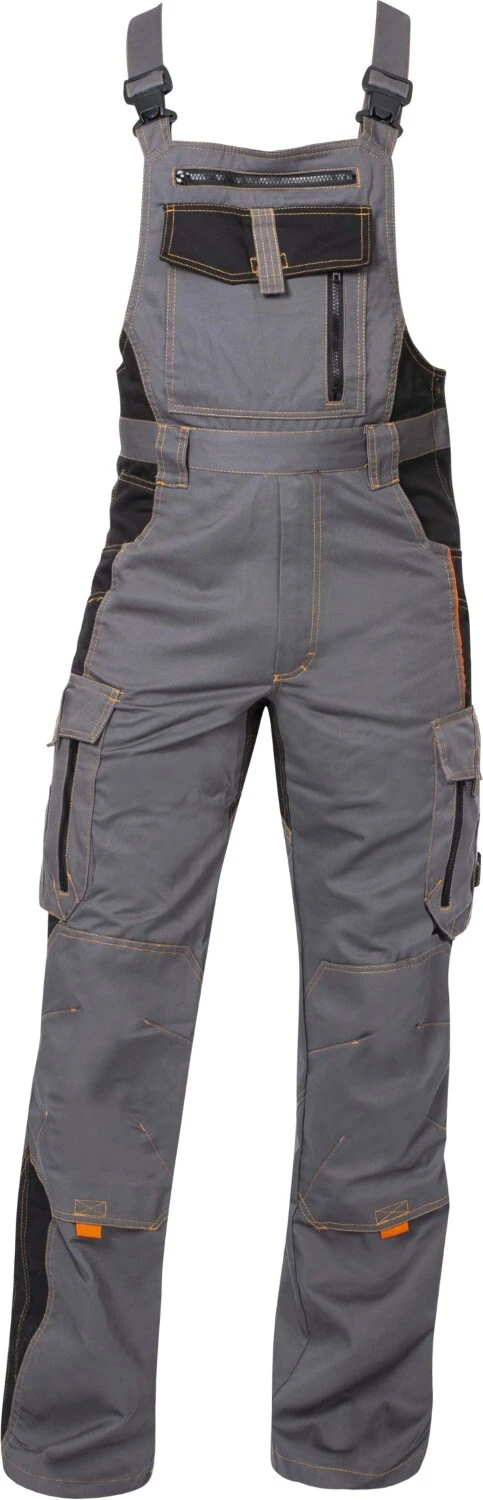 Pantaloni cu pieptar ARDON®VISION lungiți gri