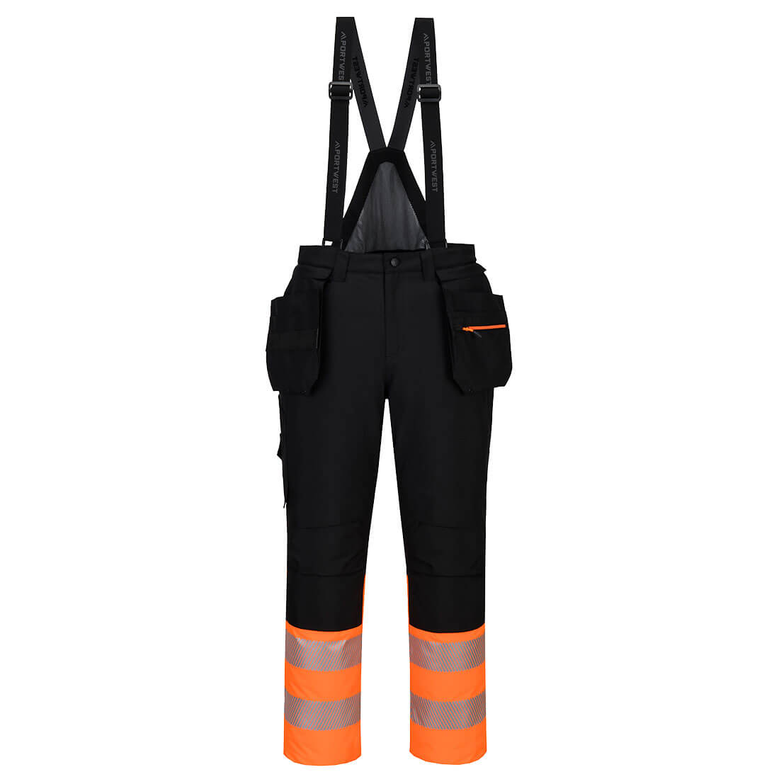 Pantaloni de iarnă cu pieptar Portwest DX4 Hi-Vis Clasa 1 (DX437)