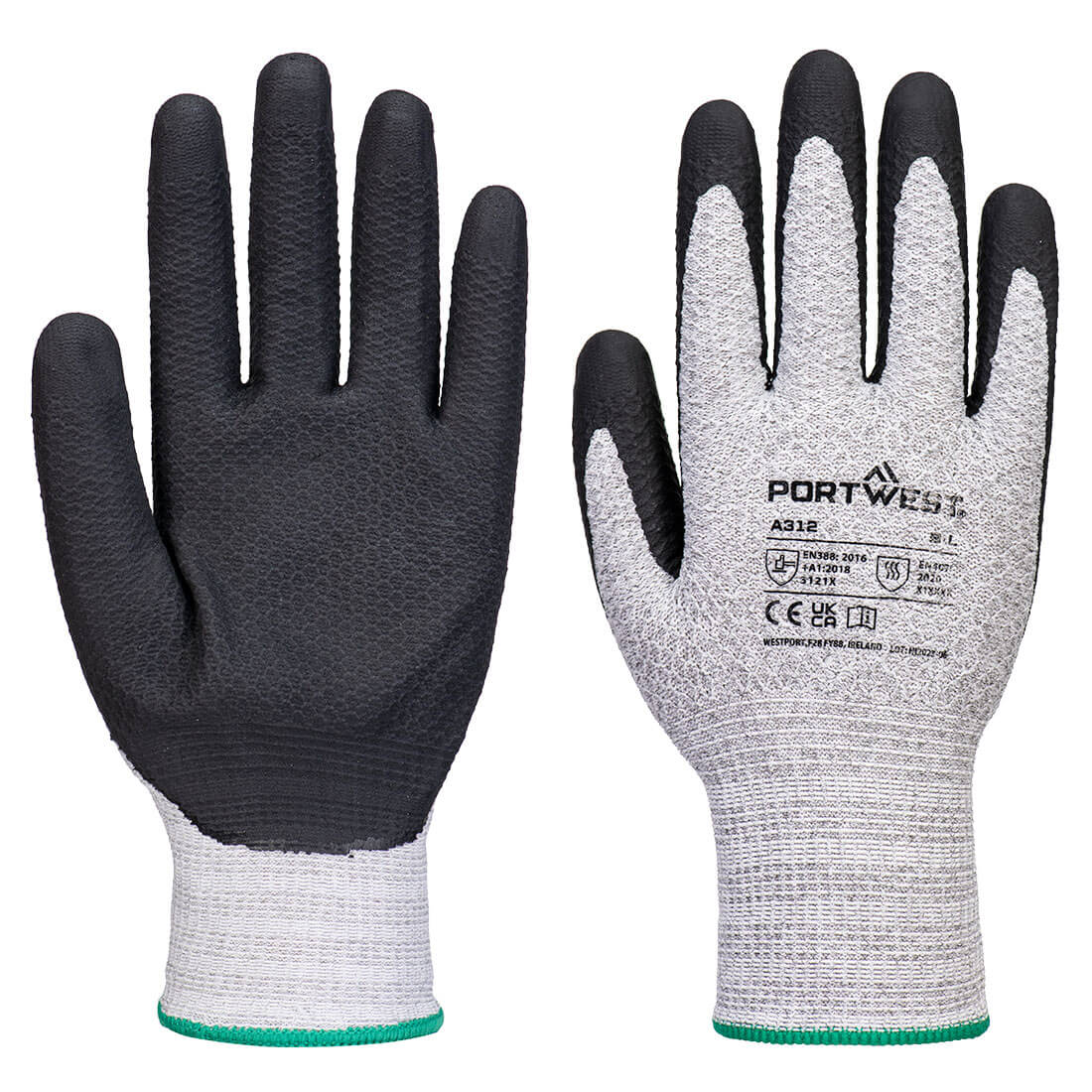 Mănuși de protecție Portwest Nitril Diamond Knit Grip 13, pachet de 12 (A312)