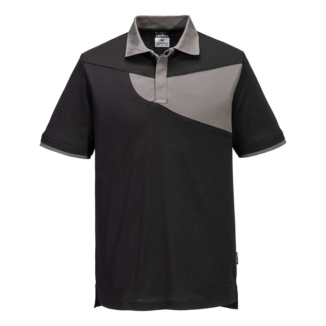 Tricou polo Portwest PW2 Cotton Comfort, bicolor (PW210)