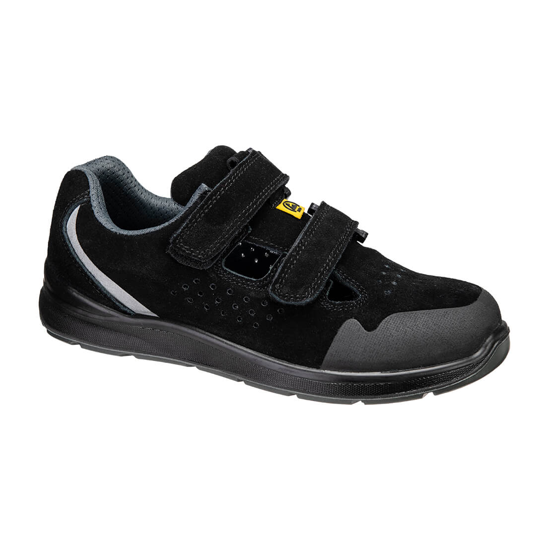 Sandale de protecție Portwest din piele bovină, Steel S1P ESD SR FO (FE08)
