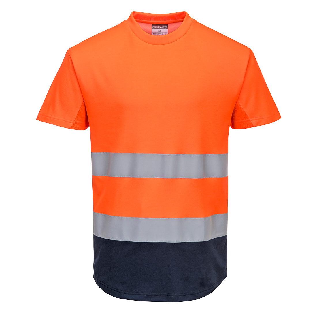 Tricou reflectorizant Portwest în două tonuri, clasa 2 (C395)