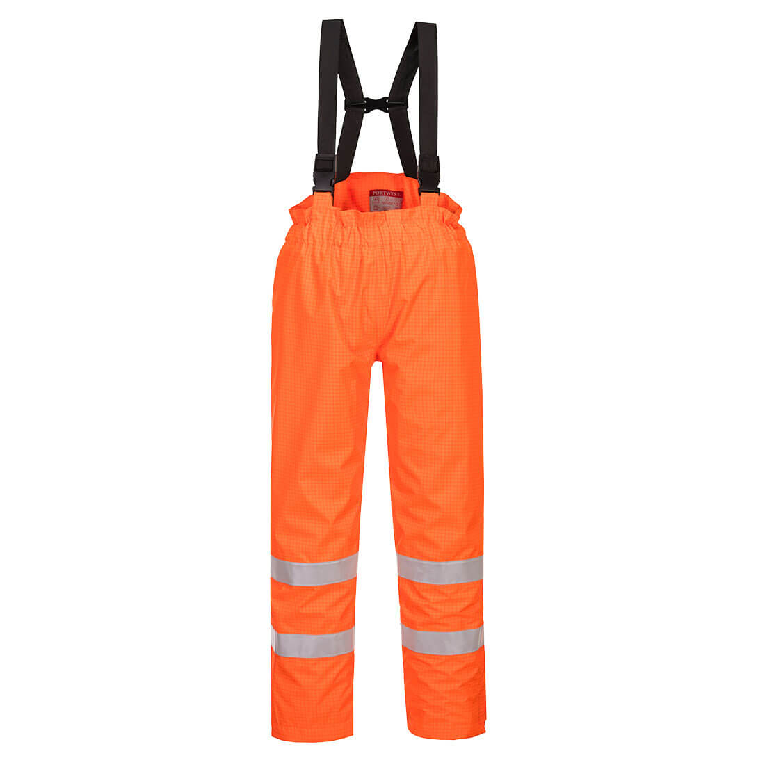 Pantaloni căptușiți Portwest Bizflame Rain, Hi-Vis, antistatici, ignifugi (S781)