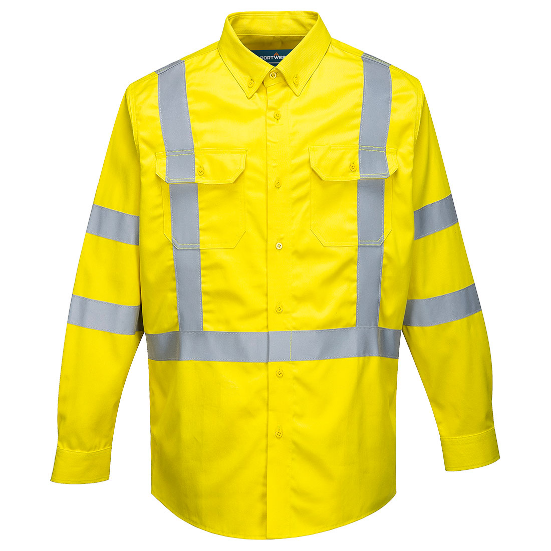 Cămașă ignifugă reflectorizantă Portwest Bizflame Hi-Vis 88/12 (FR95)