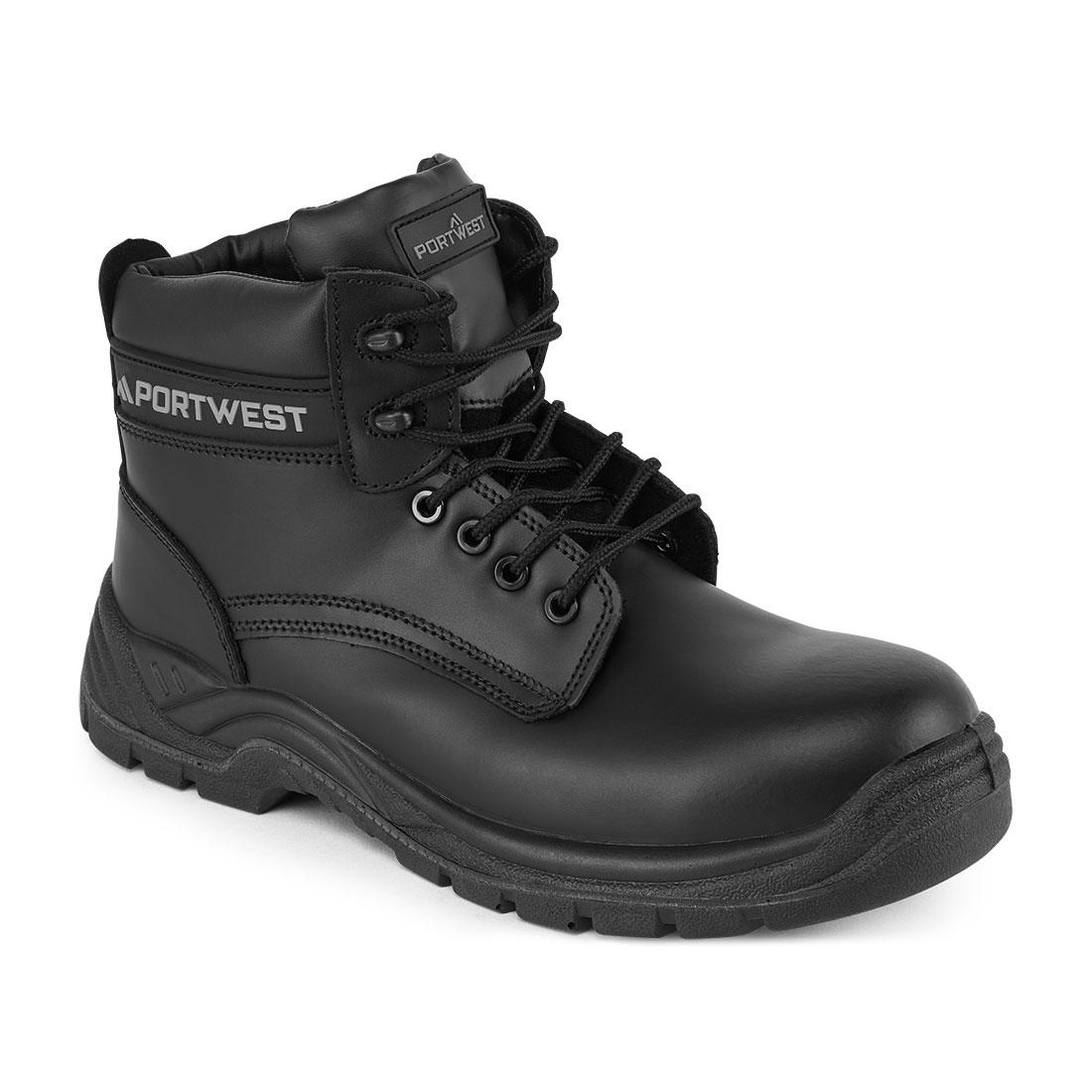 Bocanci de protecție Portwest din piele pentru gleznă S3S SR (FC11)