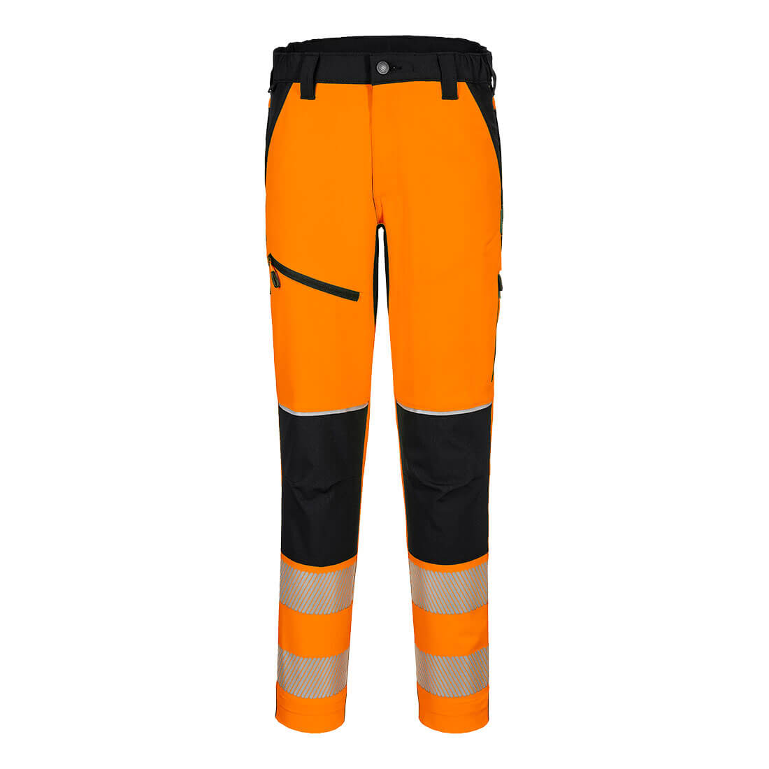 Pantaloni de lucru Portwest PW3 Stretch, de înaltă vizibilitate (T140)