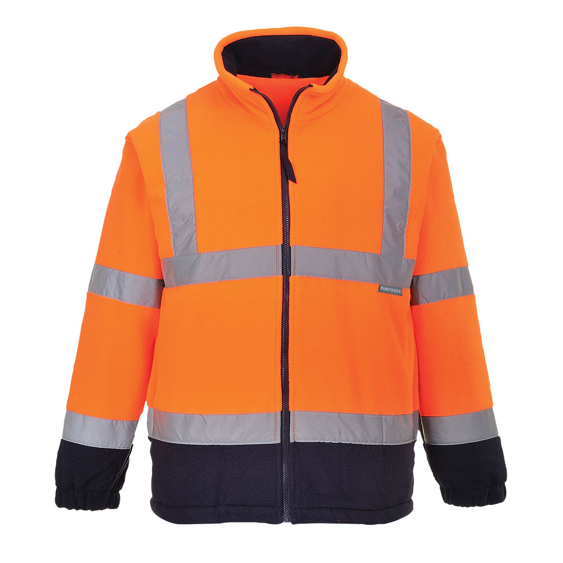 Fleece reflectorizant bicolor Portwest Hi-Vis Contrast, clasa 3 (F301)
