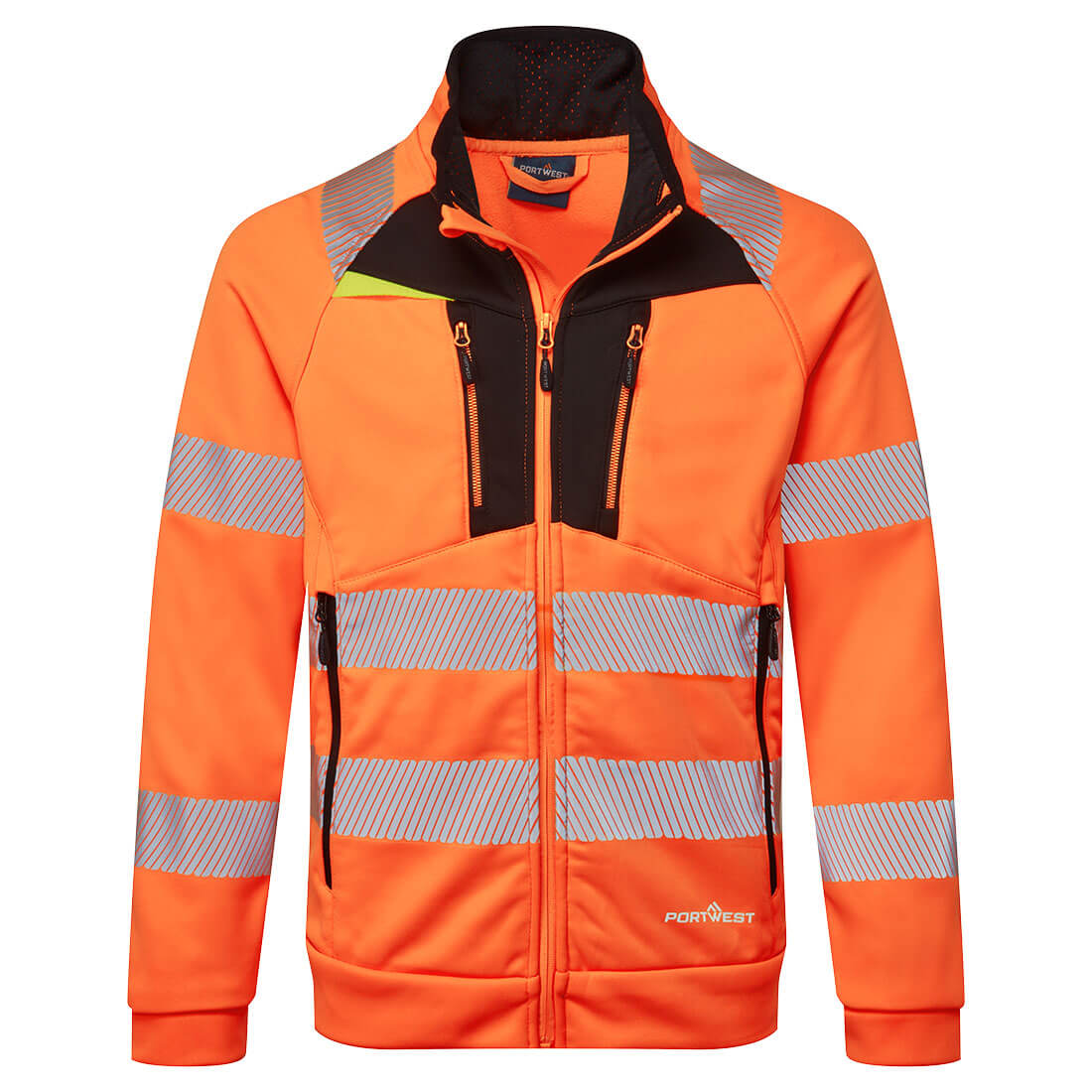 Pulover Portwest DX4 Hi-Vis Funnel, cu fermoar (DX477)